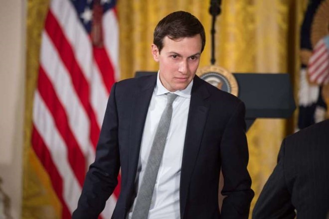 Jared Kushner, chồng của cô cả nhà Trump Ivanka Trump và đang là cánh tay đắc lực trong bộ máy quyền lực của Tổng thống Mỹ. Ảnh: AFP 