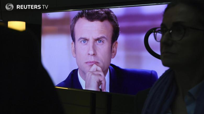 Ứng viên Tổng thống Pháp Emmanuel Macron.