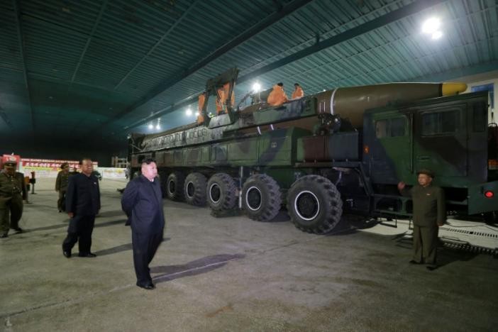 Sự tiến bộ trong phát triển tên lửa của Triều Tiên đang ngày càng đe dọa đến Mỹ. Ảnh: KCNA