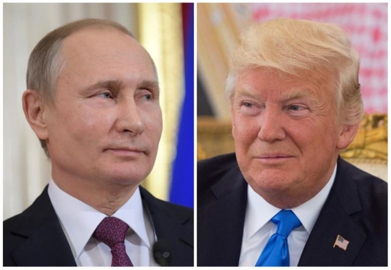 Tổng thống Nga Putin (trái) và Tổng thống Mỹ Trump sẽ lần đầu gặp gỡ bên lề hội nghị thượng đỉnh G-20. 