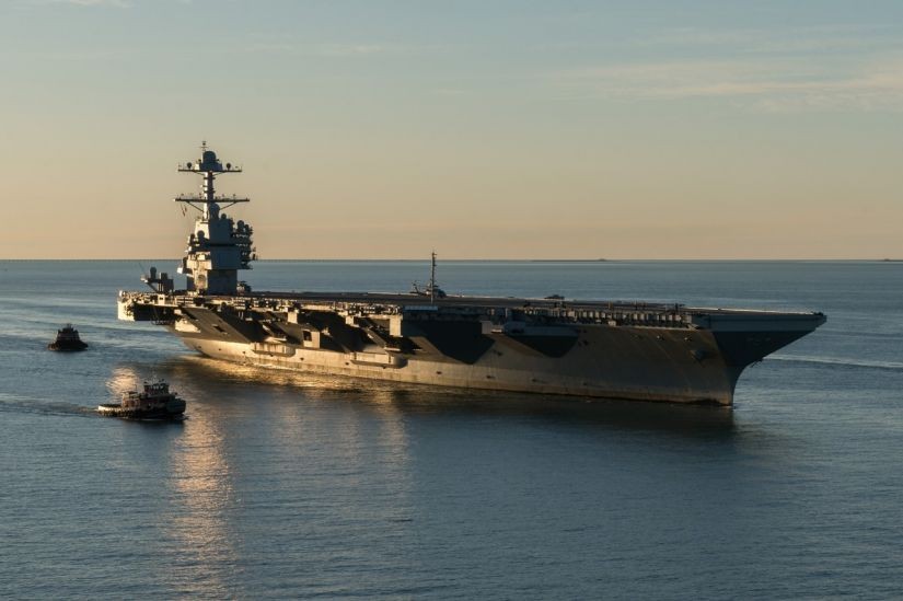 Ngày 22/7, tàu sân bay USS Gerald R. Ford trị giá gần 13 tỷ USD, được đánh giá là tối tân nhất trong lịch sử, chính thức được đưa vào sử dụng trong Hải quân Mỹ sau 8 năm chế tạo, phát triển và thử nghiệm. 