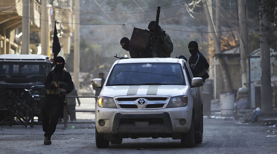 Các chiến binh của nhóm Hồi giáo cực đoan al-Nusra Front. Ảnh: Reuters