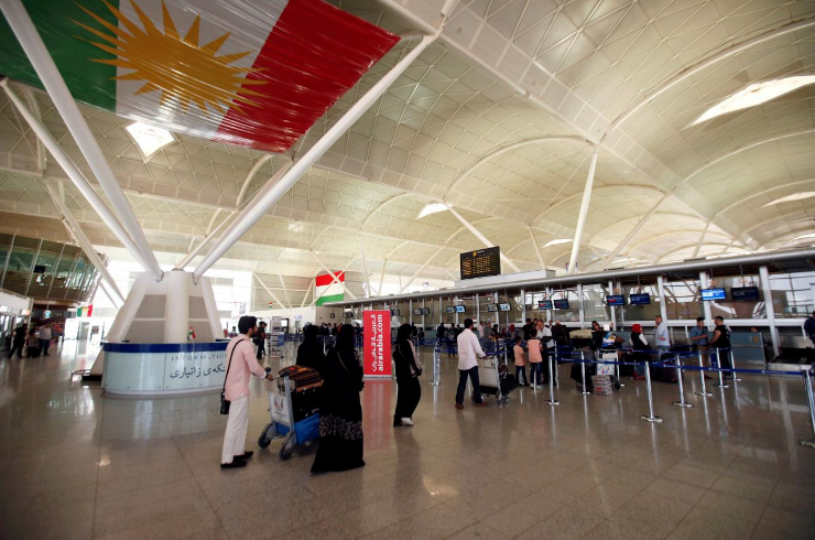 Bên trong Sân bay Quốc tế Erbil, Iraq. Ảnh: Reuters
