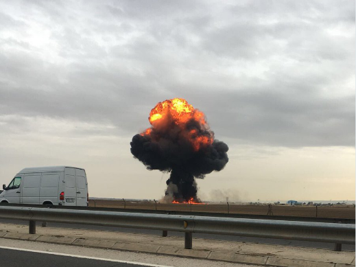 Máy bay chiến đấu nổ như bom gần Madrid, phi công thiệt mạng