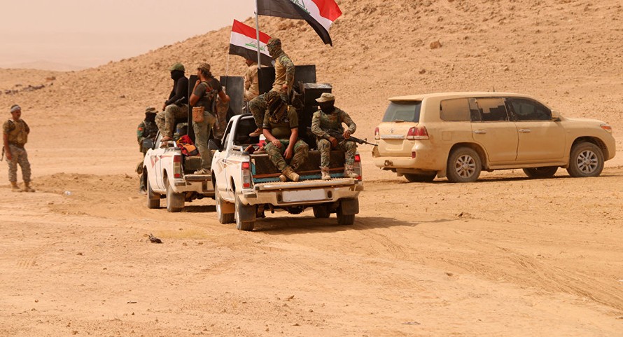 Quân đội Iraq tại tỉnh Anbar. Ảnh: AFP