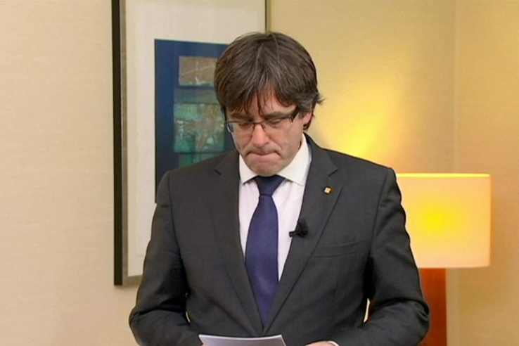 Cựu lãnh đạo Catalonia Carles Puigdemont đã được phóng thích, nhưng không được rời khỏi Bỉ nếu không có sự cho phép. Ảnh: Reuters
