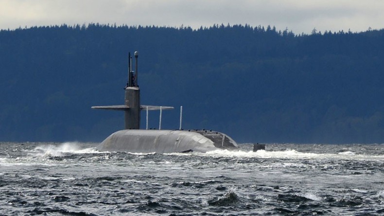 Tàu ngầm hạt nhân USS Pennsylvania. Ảnh: Hải quân Mỹ