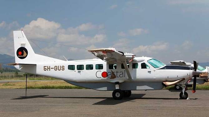 Máy bay hạng nhẹ Cessna Caravan của hãng Coastal Aviation. 
