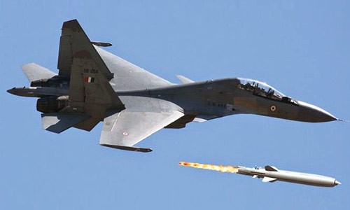 Máy bay chiến đấu Sukhoi Su-30MKI của Không quân Ấn Độ. Ảnh: AFP