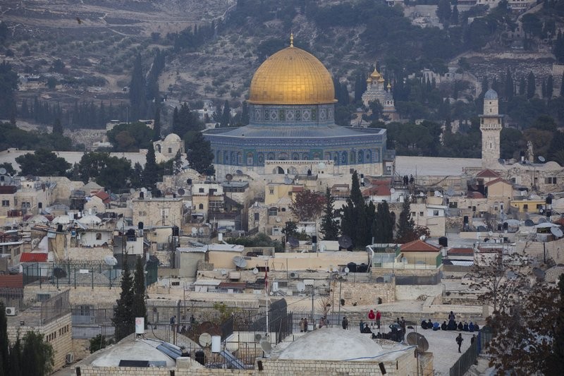 Mỹ dự kiến sẽ chính thức công nhận Jerusalem là thủ đô Israel vào thứ Tư. Ảnh: AP
