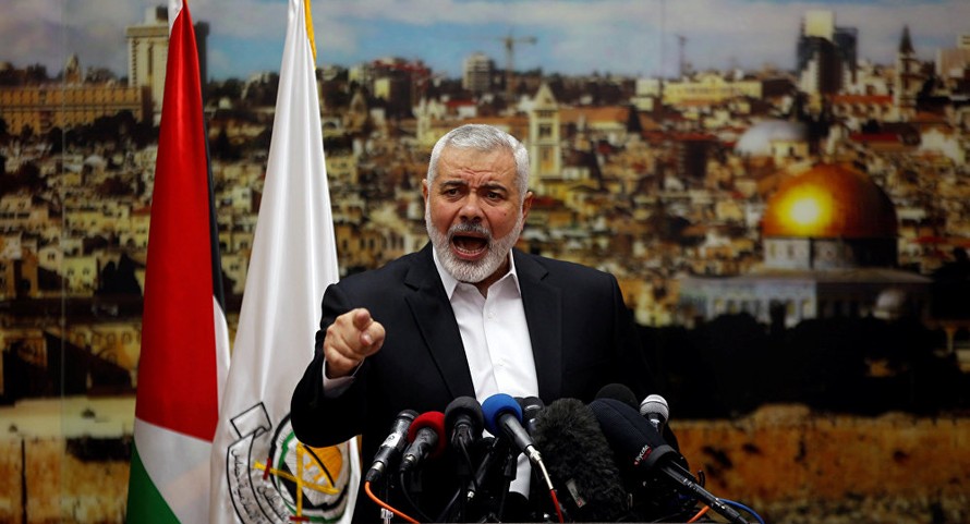 Lãnh đạo nhóm Hamas Ismail Haniyeh. Ảnh: Reuters