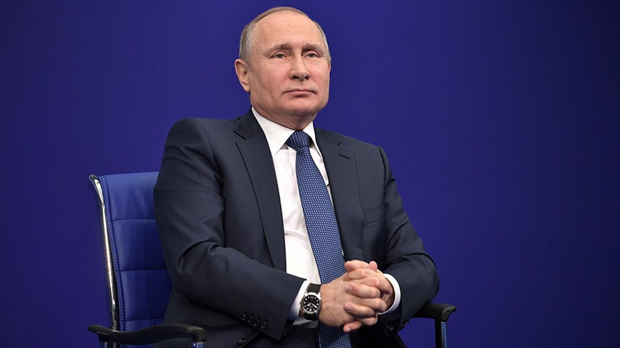 Tổng thống Nga Vladimir Putin chỉ trích Danh sách Kremlin của Mỹ. Ảnh: Sputnik