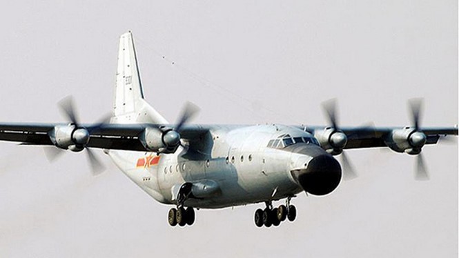 Máy bay vận tải Y-8 của Trung Quốc. Ảnh: SCMP