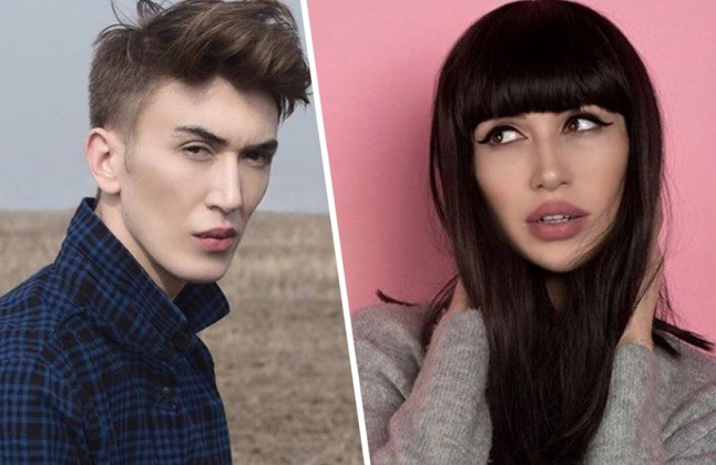 Eli Diaghilev (22 tuổi) giả gái thành Arina Aliyeva để đi thi hoa hậu. Ảnh: Eli Diaghilev/MissV.kz