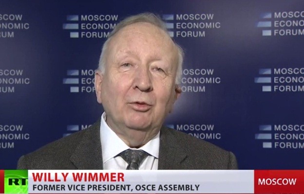 Ông Willy Wimmer, cựu phó chủ tịch Tổ chức An ninh và Hợp tác châu Âu (OSCE).