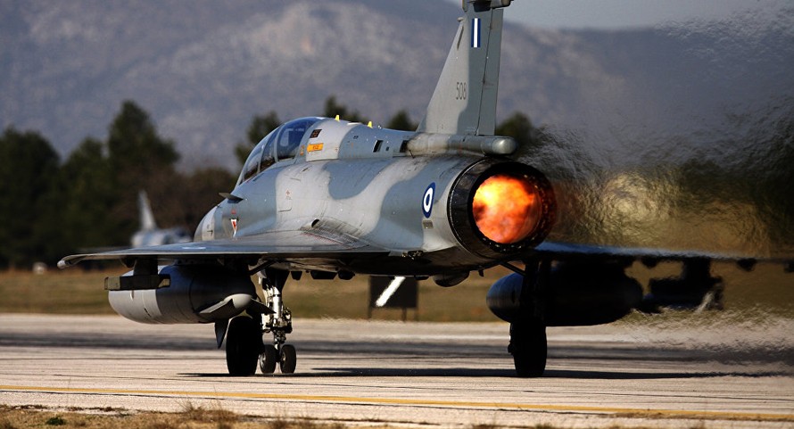 Chiến đấu cơ Mirage 2000-5. Ảnh: AP
