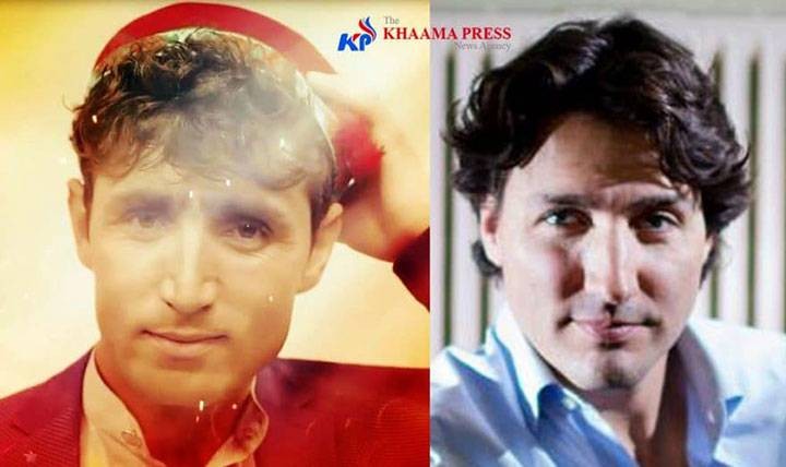 Nam ca sĩ Afghanistan trông như anh em sinh đôi với Thủ tướng Canada Justin Trudeau.