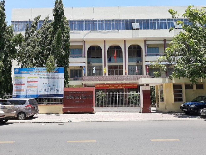 Trường Cao đẳng Y tế Khánh Hòa, nơi đang bị điều tra sai phạm. Ảnh: CAND