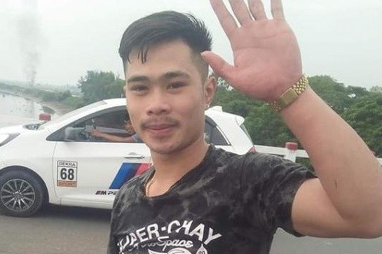 Sinh viên người Lào Vongyasone Miny dũng cảm cứu người. Ảnh: Facebook nhân vật.