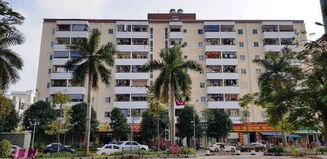 Khu chung cư Sở Tài chính ở thành phố Thái Bình - nơi xảy ra sự việc.