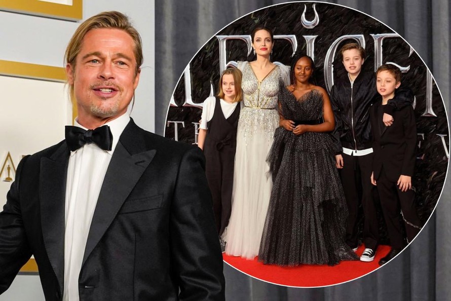 Brad Pitt thắng trong vụ tranh chấp quyền nuôi con với Angelina Jolie