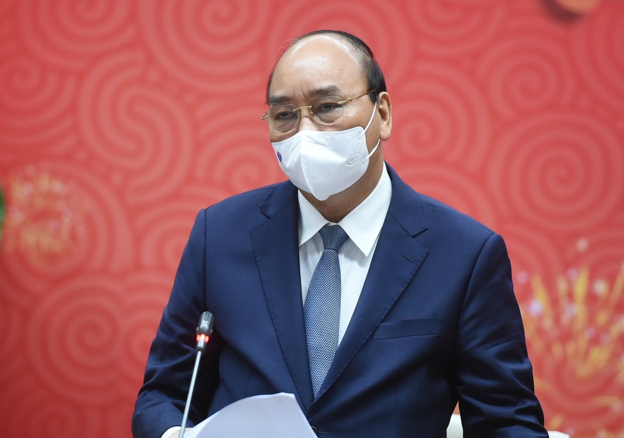 Thủ tướng Nguyễn Xuân Phúc: Các đồng chí đã sẵn sàng chấp nhận rủi ro để nhận khó khăn về mình - Ảnh: VGP/Quang Hiếu