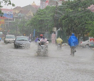 Miền Trung mưa to