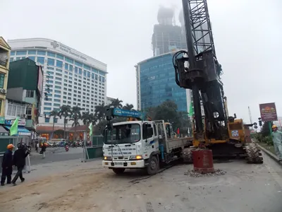 Xây cầu dầm thép lớn nhất nước
