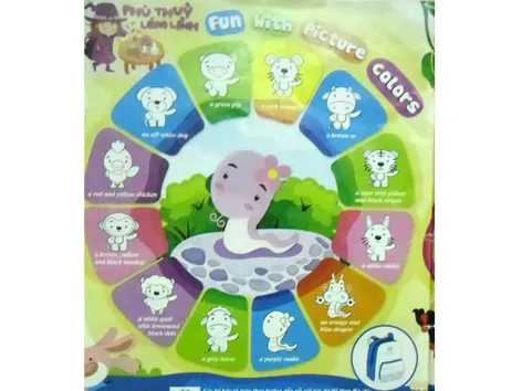 Phát hiện sách mẫu giáo in 12 con giáp của Trung Quốc