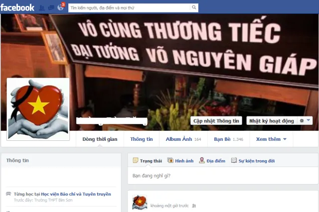 Cộng đồng mạng thương tiếc Đại tướng