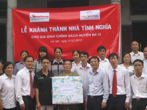 Thương binh nghèo có nhà mới