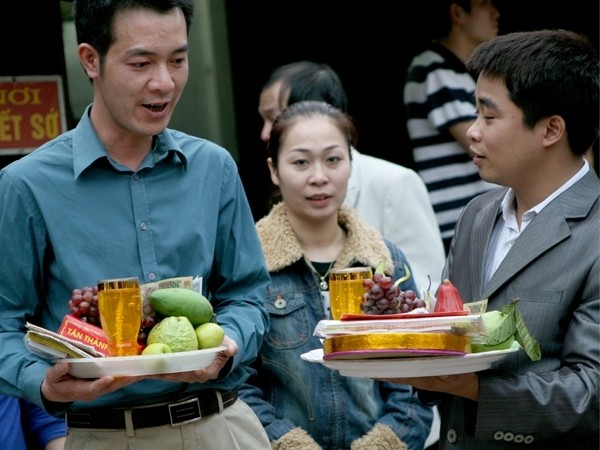 Nhộn nhịp trước ngày khai ấn đền Trần