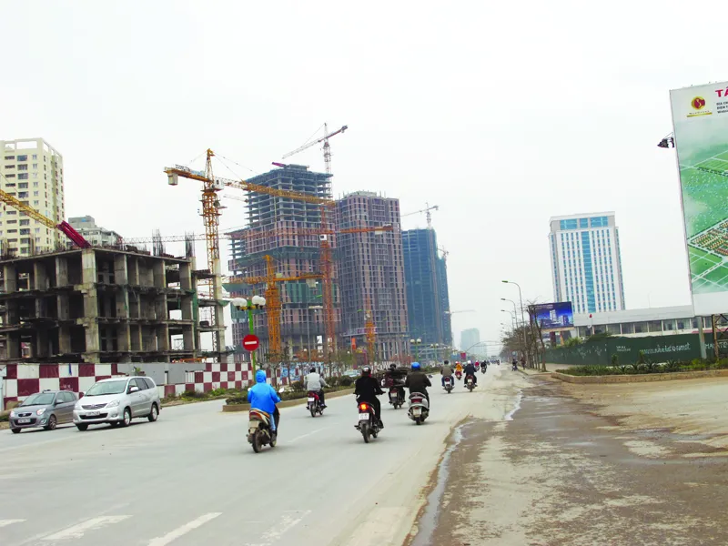 Đường bắc Hà Đông là một trong ít dự án BT được hoàn thành Ảnh: PV