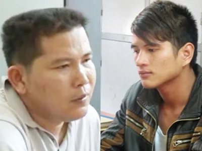 Hai bị cáo Hạnh và Hà