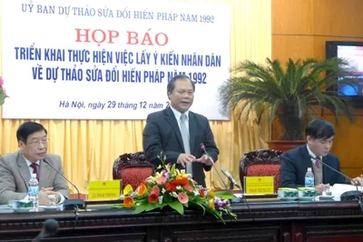 Toàn văn Chỉ thị của Bộ Chính trị về lấy ý kiến nhân dân sửa đổi Hiến pháp