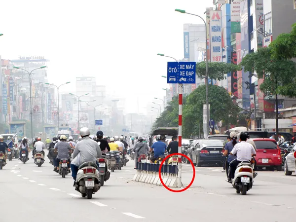 Cần triệt để, đồng bộ thực hiện tốt việc phân làn đường