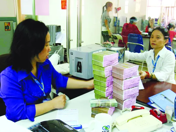 Tỷ lệ nợ xấu của các ngân hàng hiện lên tới 8,6%, tương đương khoảng 202.000 tỷ đồng Ảnh: Hồng Vĩnh