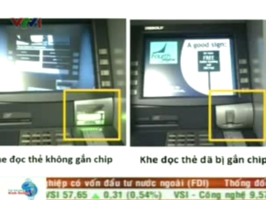 Đối phó với chiêu ăn cắp mã pin thẻ ATM