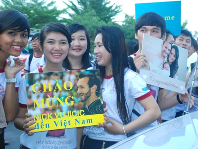 Nick Vujicic đã đến Việt Nam