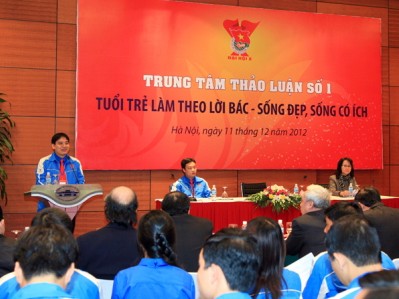 Toàn cảnh 10 trung tâm thảo luận tại ĐH Đoàn