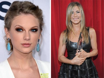 Taylor Swift già đau đớn, J.Aniston trẻ như gái đôi mươi