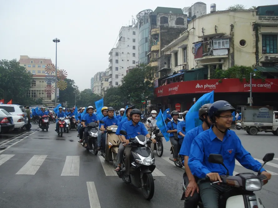 Ngày hội thanh niên với văn hoá giao thông
