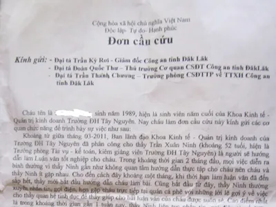 Giảng viên bị tố gạ tình sinh viên