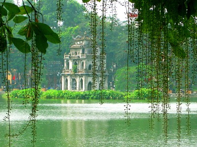 Tháp Rùa. Ảnh: Xuân Phú