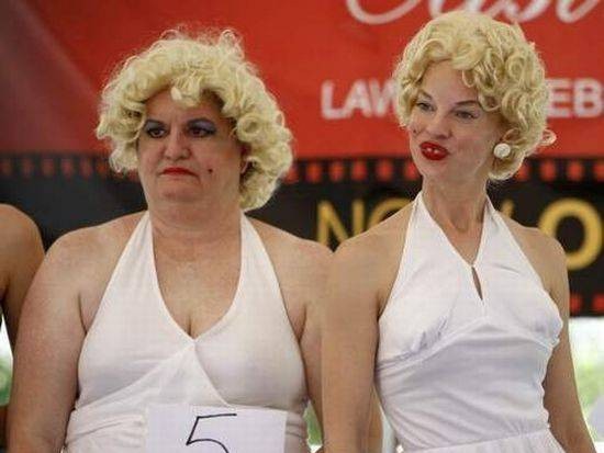 'Sốc' với cuộc thi hóa trang thành Marilyn Monroe