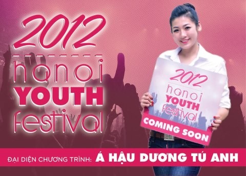 Á hậu Tú Anh tham gia ngày hội văn hóa giới trẻ