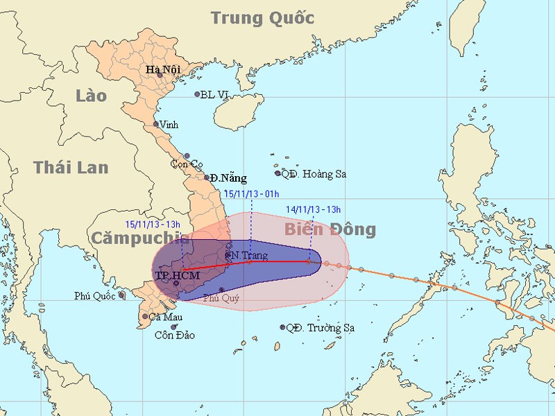 Áp thấp tiến gần bờ nhiều nơi mưa rất to