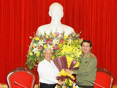 Tổng Bí thư làm việc với Đảng ủy Công an Trung ương