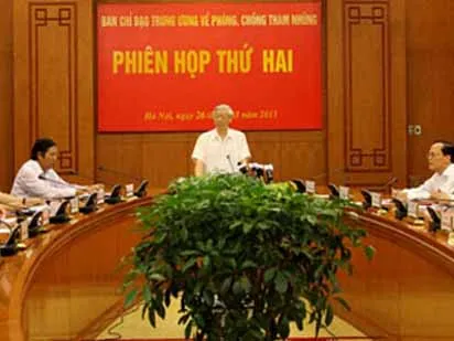 Khởi tố, xét xử các vụ tham nhũng lớn từ quý 2/2013