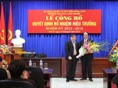 ĐH Lâm nghiệp có hiệu trưởng mới